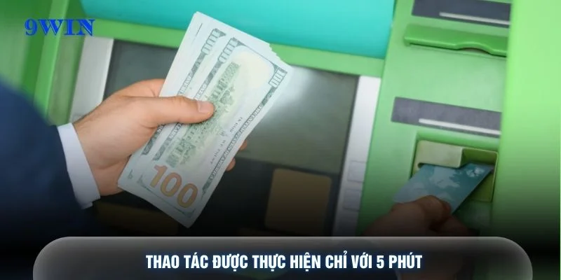 Thao tác được thực hiện chỉ với 5 phút